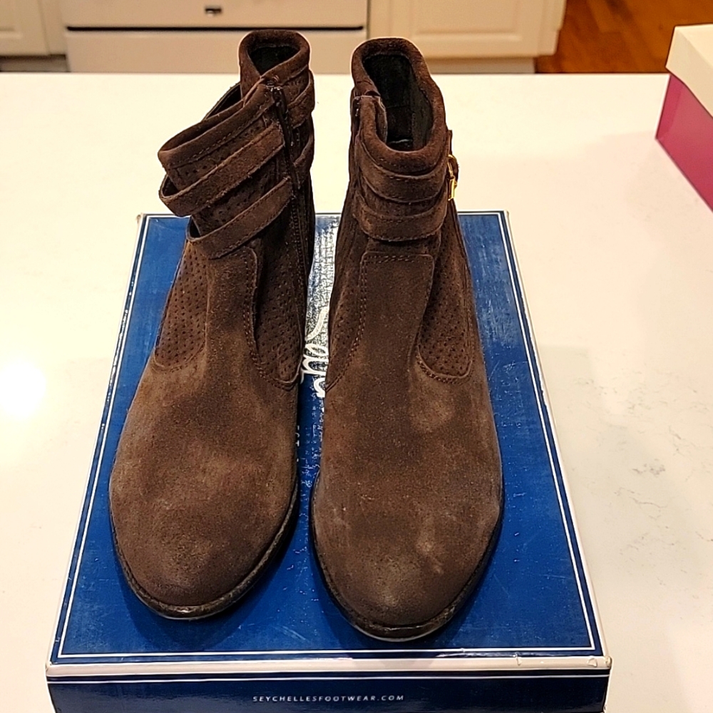 New Nib Seychelles Sanctuary Bootie Suede women 7